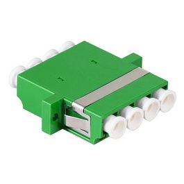 LogiLink Kit coupleur fibres optiques, LC-Duplex Quad, vert