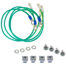 LogiLink Kit de câbles de mise à la terre pour baies 19"