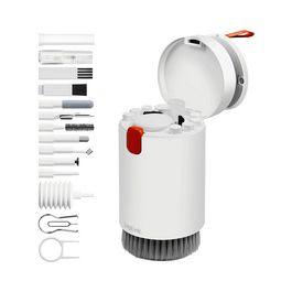 LogiLink Kit de nettoyage 20 en 1, 21 pièces, blanc