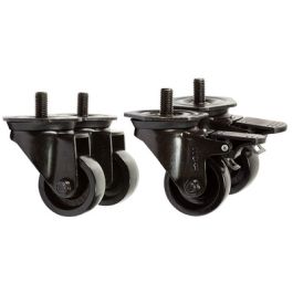 LogiLink Kit de roulettes pour baies 19", capacité de charge