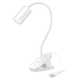 LogiLink Lampe de lecture à LED avec pince, blanc