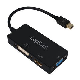 LogiLink Mini DisplayPort 4K vers adaptateur DVI/HDMI/VGA