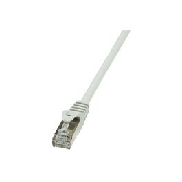 LogiLink Patchkabel, Kat. 6, F/UTP, 0,5 m, grau