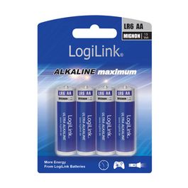 LogiLink Pile alcaline "Ultra Power", Mignon (AA/LR6)