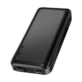 LogiLink Powerbank 20.000 mAh, 2x USB-A, 1x USB-C, schwarz