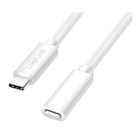 LogiLink Rallonge USB 2.0, 2 m, blanc