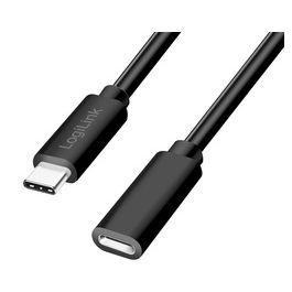 LogiLink Rallonge USB 2.0, 2 m, noir