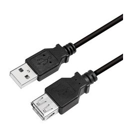 LogiLink Rallonge USB 2.0, 5,0 m, noir