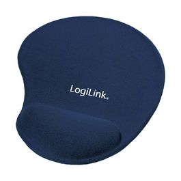 LogiLink Repose-poignet à gel avec tapis de souris, bleu
