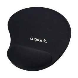 LogiLink Repose-poignet à gel avec tapis de souris, noir