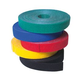 LogiLink Ruban auto-agrippant, 20 mm x 10 m, noir