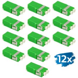 LogiLink Set de coupleurs fibres optiques, sans bride, vert