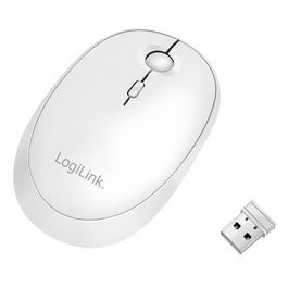 LogiLink Souris optique, sans fil, blanc