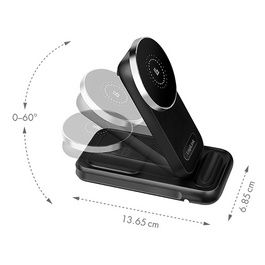 LogiLink Station de charge 4 en 1, compatible Apple MagSafe