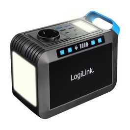 LogiLink Station de charge mobile, 200 watts, noir