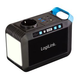 LogiLink Station de charge mobile, 80 watts, noir