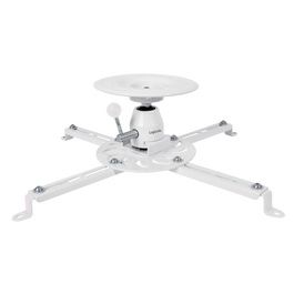 LogiLink Support de plafond pour vidéoprojecteur, blanc