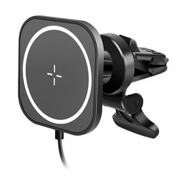 LogiLink Support magnétique de smartphone pour voiture, noir