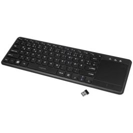 LogiLink Tastatur mit Touchpad, kabellos, schwarz