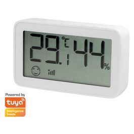 LogiLink Thermo-hygromètre Smart Wi-Fi, blanc