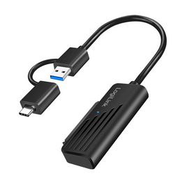 LogiLink USB 3.2 (Gen1) - SATA-Adapter, USB-A/USB-C - SATA