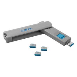 LogiLink Verrou de sécurité USB-C, 1 clé / 4 verrous