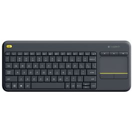 Logitech Tastatur K400 Plus, kabellos, mit Touchpad