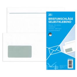 MAILmedia Briefumschlag Offset weiß, DIN Lang, mit Fenster