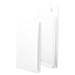 MAILmedia Pochette d'expédition B4 à soufflets, blanc