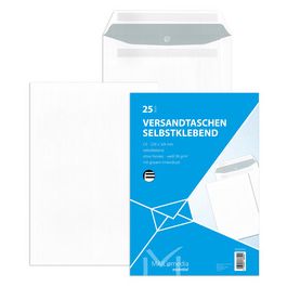 MAILmedia Pochette d'expedition, C4, sans fenêtre, blanc