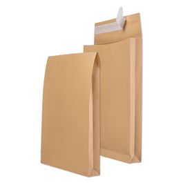 MAILmedia pochettes à soufflets avec bandes adhésives, C4