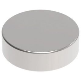 MAUL Aimant néodyme en forme de pastille, 5 mm, argent