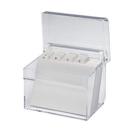 MAUL Boîte à fichier en acrylique, A7, incolore transparent