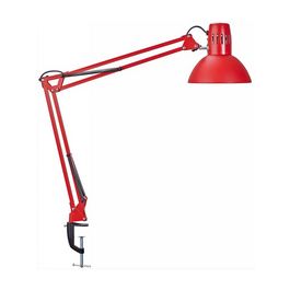 MAUL Lampe de bureau MAULstudy, avec pince, rouge