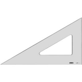 MINERVA Equerre en plexi usiné, hypoténuse: 577 mm