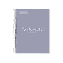 MIQUELRIUS Cahier à spirale "Notebook EMOTIONS", A4, gris