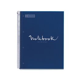 MIQUELRIUS Cahier à spirale "Notebook EMOTIONS", A4, marine