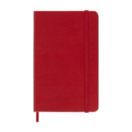 MOLESKINE Agenda 2026, journalier, L/A5, rigide, rouge