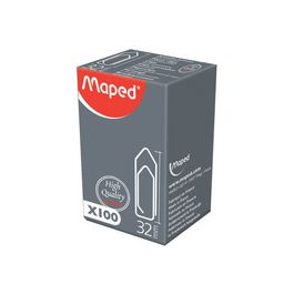 Maped Attache-lettres, galvanisées, 32 mm, grand paquet