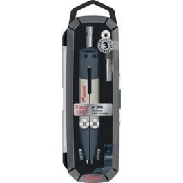 Maped Coffret de compas technique No.308, 3 pièces, noir