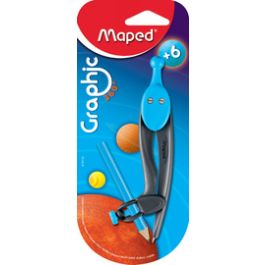 Maped Compas Graphic 360 degrés, avec bague universelle