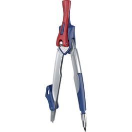 Maped Compas Stop System, en blister, bleu/rouge