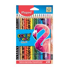 Maped Crayon de couleur triangulaire COLOR'PEPS Animals