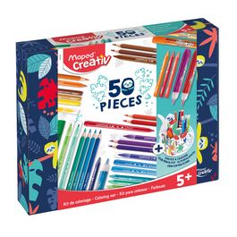 Maped Creativ Kit de coloriage COLOURING KIT, 50 pièces