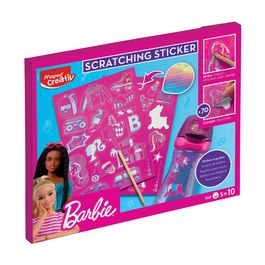Maped Creativ Sticker à gratter SCRATCHING STICKER Barbie