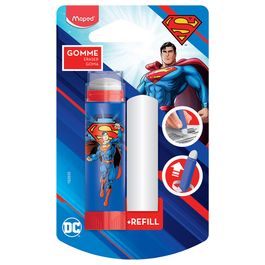 Maped Gomme en plastique SUPERMAN + gomme de rechange