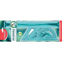 Maped Grand kit de géometrie Flex, incassable, 4 pièces