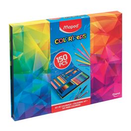Maped Kit de dessin COLOR'PEPS, 150 pièces, boîte carton