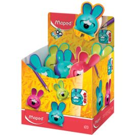 Maped Taille-crayon Croc Croc Innovation, présentoir de 20 x20