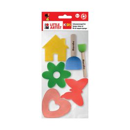 Marabu KiDS Set de tampons-éponges Little Artist, set de 6